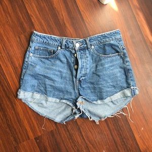 Denim shorts